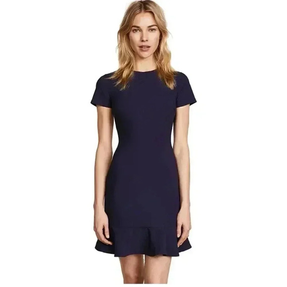 NWT Likely Beckett Shortsleeve Mini Dress Navy size 4 - Picture 1 of 13